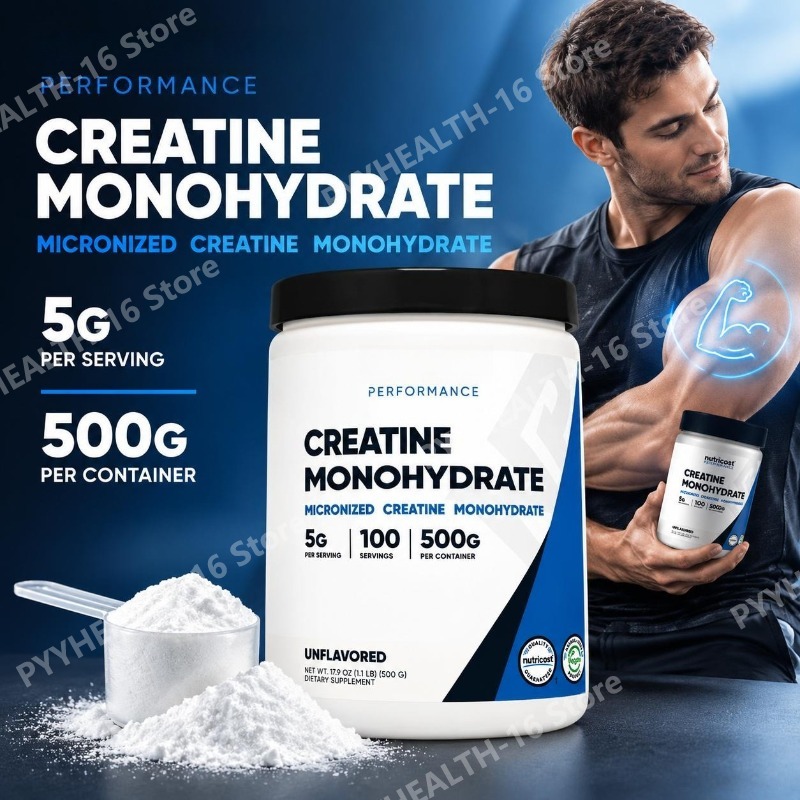 Nutrition Fitness Supplements - Креатин моногидрат в порошке, 500 г,