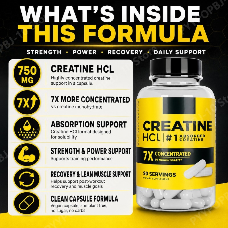 Креатин HCl 750 мг, 90 капсул, – обзор и цена Nutrition Fitness Supplements